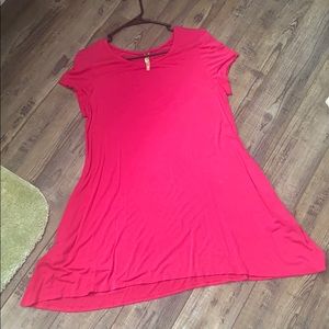 Tunic-pink-with pockets